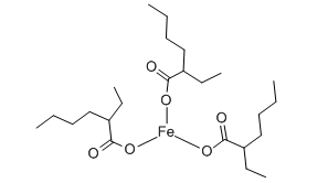Structure of Iron(III) Octoate CAS 7321-53-1 Iron(III) Octoate CAS 7321-53-1