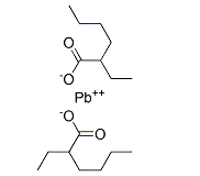 Structure of Lead Octoate CAS 301 08 6 - 2,6-Bis(3,5-dichlorophenyl)dinaphtho[2,1-d:1',2'-f][1,3,2]dioxaphosphepin-4-ol 4-oxide CAS 1374030-20-2