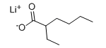 Structure of Lithium Octoate CAS 15590-62-2