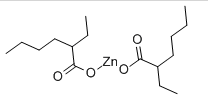 Structure of Zinc Octoate CAS 136 53 8 - 4,4’-azodianiline CAS 538-41-0