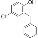 Sreucture of Ortho Benzyl Para Chloro Phenol CAS 120-32-1