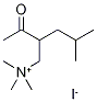 1069 62 1 - (2-Acetyl-4-methylpentyl)trimethylammonium iodide CAS 1069-62-1