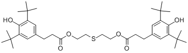 3,5-Bis(1,1-dimethylethyl)-4-hydroxybenzenepropanoic acid thiodi-2,1-ethanediyl ester CAS 41484-35-9