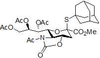 956107-32-7 Methyl (1-Adamantanyl 5-acetamido-7,8,9-tri-O-acetyl-5-N,4- O-carbonyl-3,5-dideoxy-2-thio-D-glycero-a-D-galacto-non-2-ulopyranoside) onate CAS 956107-32-7