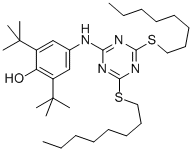 991 84 4 - 2,4-Bis(octylthio)-6-(4-hydroxy-3,5-di-tert-butylanilino)-1,3,5-triazine CAS 991-84-4