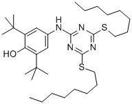 2,4-Bis(octylthio)-6-(4-hydroxy-3,5-di-tert-butylanilino)-1,3,5-triazine CAS 991-84-4 991 84 4 - 2,4-Bis(octylthio)-6-(4-hydroxy-3,5-di-tert-butylanilino)-1,3,5-triazine CAS 991-84-4