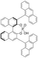 Structure of (11bR)-2,6-Di-9-anthracenyl-4-hydroxy-dinaphtho[2,1-d1¦Ì,2¦Ì-f][1,3,2]dioxaphosphepin-4-oxide CAS 361342-51-0
