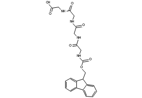 Structure of Fmoc-Gly-Gly-Gly-Gly CAS 1001202-16-9 Fmoc-Gly-Gly-Gly-Gly CAS 1001202-16-9