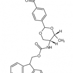 Structure of Fmoc-L-threoninol p-carboxybenzacetal CAS 205109-16-6