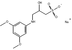 Structure of HDAOS CAS 82692 88 4 - HDAOS CAS 82692-88-4