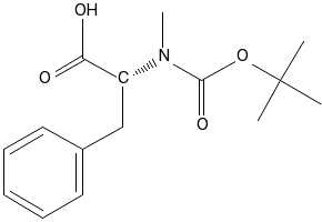 Structure of N-Methyl-Boc-D-phenylalanine CAS 85466-66-6 N-Methyl-Boc-D-phenylalanine CAS 85466-66-6