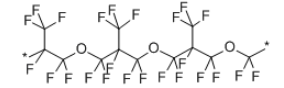 Structure of Perfluoropolyether CAS 69991 67 9 - 2,2-Bis(3-amino-4-hydroxyphenyl)hexafluoropropane CAS 83558-87-6