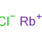 Structure of Rubidium chloride CAS 7791-11-9
