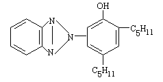 Structure of Ultraviolet absorber UV-328 CAS 25973-55-1