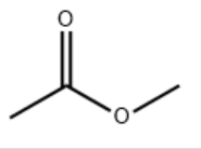 structure of METHYL ACETATE CAS 79-20-9