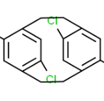 Structure of Tetrachloro[2.2]paracyclophane CAS 30501-29-2