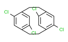 Structure of Tetrachloro[2.2]paracyclophane CAS 30501-29-2