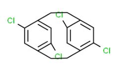 Structure of Tetrachloro2.2paracyclophane CAS 30501 29 2 - 3,4,5,6-Tetrakis(3,6-diphenyl-9H-carbazol-9-yl)phthalonitrile CAS 1469707-47-8