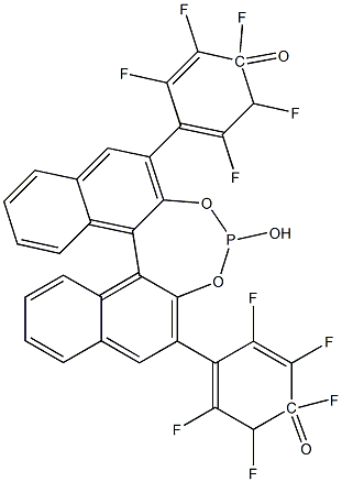 1284293 45 3 1 - (11bR)-4-Hydroxy-2,6-bis[2,3,4,5,6-pentafluorophenyl]-4-oxide-dinaphtho[2,1-d:1',2'-f][1,3,2]dioxaphosphepin CAS 1284293-45-3