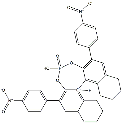 791616 68 7 7 - R-3,3'-bis(4-nitrophenyl)-5,5',6,6',7,7',8,8'-octahydro-1,1'-binaphthyl-2,2'-diyl hydrogenphosphate CAS 791616-68-7