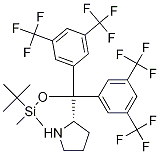 913699 13 5 1 - S-2-[bis[3,5-bis(trifluoroMethyl)phenyl][[(1,1-diMethylethyl)diMethylsilyl]oxy]Methyl]-Pyrrolidine CAS 913699-13-5