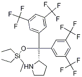 946074 05 1 1 - S-2-[bis[3,5-bis(trifluoroMethyl)phenyl] [(triethylsilyl)oxy]Methyl]-Pyrrolidine CAS 946074-05-1