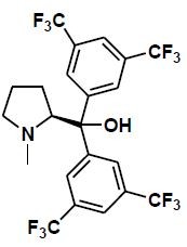 (S)-bis(3,5-bis(trifluoromethyl)phenyl)(1-methylpyrrolidin-2-yl)methanol CAS WICPC00036 WICPC00036 - (S)-bis(3,5-bis(trifluoromethyl)phenyl)(1-methylpyrrolidin-2-yl)methanol CAS WICPC00036