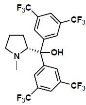 WICPC00037 - (S)-bis(3,5-bis(trifluoromethyl)phenyl)(1-methylpyrrolidin-2-yl)methanol CAS WICPC00036