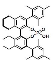 (S)-3,3'-Bis(2,4,6-trimethylphenyl)-5,5',6,6',7,7',8,8'-octahydro-1,1'-bi-2-naphthyl Hydrogen Phosphate CAS WICPC00040 WICPC00040 - (S)-3,3'-Bis(2,4,6-trimethylphenyl)-5,5',6,6',7,7',8,8'-octahydro-1,1'-bi-2-naphthyl Hydrogen Phosphate CAS WICPC00040