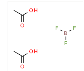 Structure of Boron Trifluoride Acetic Acid Complex CAS 373 61 5 - Boron Trifluoride Dimethyl Etherate CAS 353-42-4