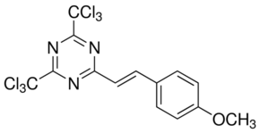 Structure of 2 4 Methoxystyryl 46 bistrichloromethyl 135 triazine CAS 42573 57 9 - Poly(ethylene glycol) diacrylate (PEGDA) CAS 26570-48-9
