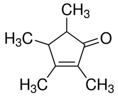 Structure of 2345 Tetramethyl 2 cyclopentenone CAS 54458 61 6 - 1,2,3,4,5-Pentamethylcyclopentadiene CAS 4045-44-7
