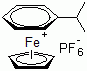 Structure of (Cumene)cyclopentadienyliron(II) hexafluorophosphate CAS 32760-80-8