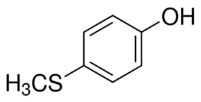 Structure of 4-(Methylthio)phenol CAS 1073-72-9 4-(Methylthio)phenol CAS 1073-72-9