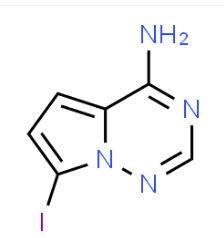 Structure of 4 amino 7 iodopyrrolo21 f124triazine CAS 1770840 43 1 - 3-Pyrrolidinepropanamide, α-amino-2-oxo-, hydrochloride CAS 2628280-48-6