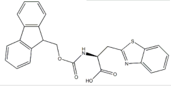 Structure of Fmoc-beta-(benzothiazol-2-yl)-L-alanine CAS 959583-56-3 Fmoc-beta-(benzothiazol-2-yl)-L-alanine CAS 959583-56-3
