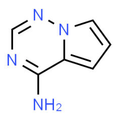 Structure of Pyrrolo12 f124triazin 4 amine CAS 159326 68 8 - 3-Pyrrolidinepropanamide, α-amino-2-oxo-, hydrochloride CAS 2628280-48-6