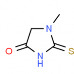 Structure of 1-Methyl-2-thioxoimidazolidin-4-one CAS 29181-65-5