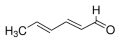 Structure of EE 24 Hexadienal CAS 142 83 6 - Eryhtritol CAS 149-32-6