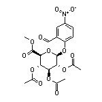 148579 83 3 1 - Methyl 1-O-(2-formyl-4-nitrophenyl)-2,3,4-tri-O-acetyl-beta-Dglucopyranuronate CAS 148579-83-3