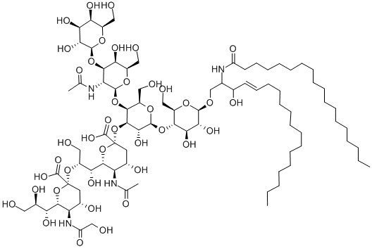 Neu5Aca2,8Neu5Aca2,3(Galb1,3GalNAcbeta1,4Glc Ceramide CAS 19553-76-5