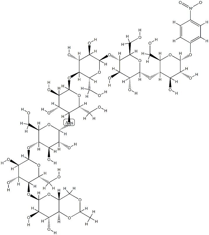 96597 16 9 1 - 4-Nitrophenyl O-4,6-O-ethylidene-alpha-D-maltoheptaoside CAS 96597-16-9