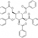 Structure of 1,2,3,4,6-Penta-O-benzoyl-alpha-D-mannopyranose CAS 41569-33-9