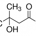 Structure of 3-Hydroxy-3-methylbutanoic acid CAS 625-08-1