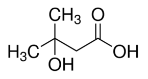 Structure of 3-Hydroxy-3-methylbutanoic acid CAS 625-08-1 3-Hydroxy-3-methylbutanoic acid CAS 625-08-1