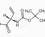 Structure of Boc-L-vinylglycine CAS 91028-39-6