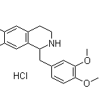 Structure of Tetrahydropapaverine hydrochloride CAS 6429-04-5