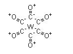Structure of Tungsten hexacarbonyl CAS 14040 11 0 - Tungsten hexacarbonyl CAS 14040-11-0