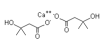 Structure of beta-hydroxy-beta-Methyl Butyrate Calcium Salt CAS 135236-72-5 beta-hydroxy-beta-Methyl Butyrate Calcium Salt CAS 135236-72-5