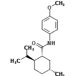 Structure of Cooling agent WS12 CAS 68489 09 8 - ETHYL ACETATE CAS 141-78-6